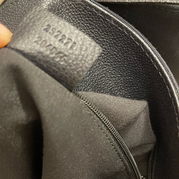 Brand NEW ~ Gucci ~ GG Black Canvas Gifford Large Tote Bag - Picture 9 of 11